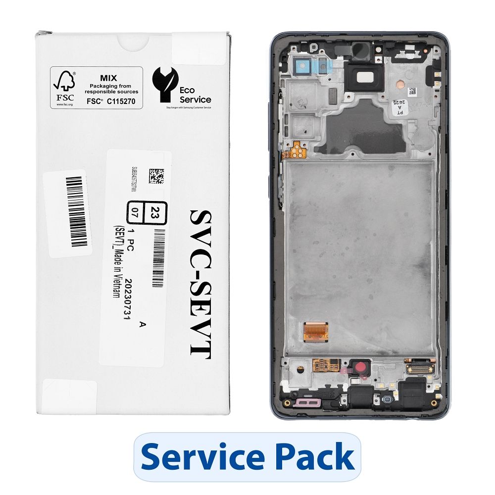 ServicePack LCD ekrāns SAMSUNG A72 A725F GH82-25460A