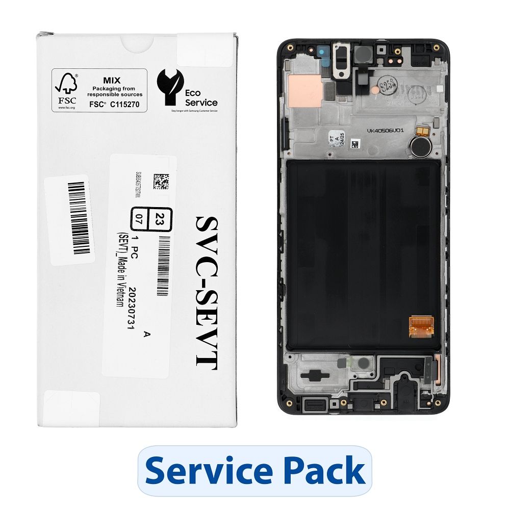 ServicePack LCD ekrāns SAMSUNG A51 A515F GH82-21669A