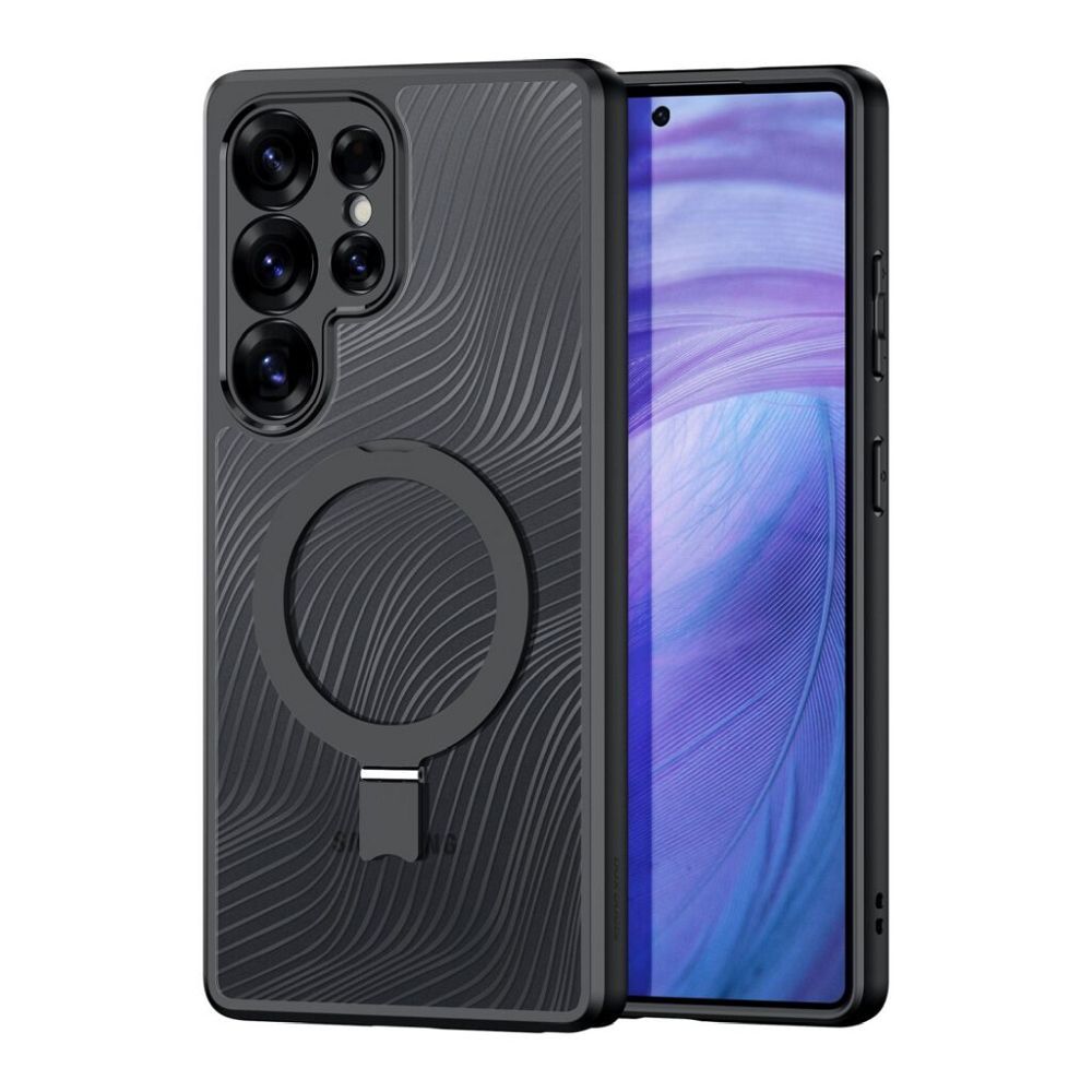 DUX DUCIS AIMO MAG viedtālruņa apvalks saderīgs ar MagSafe SAMSUNG S25 Ultra melns