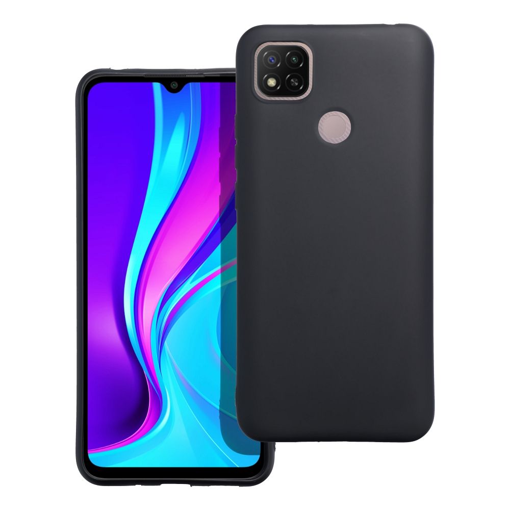 MATT viedtālruņa apvalks XIAOMI Redmi 9C melns