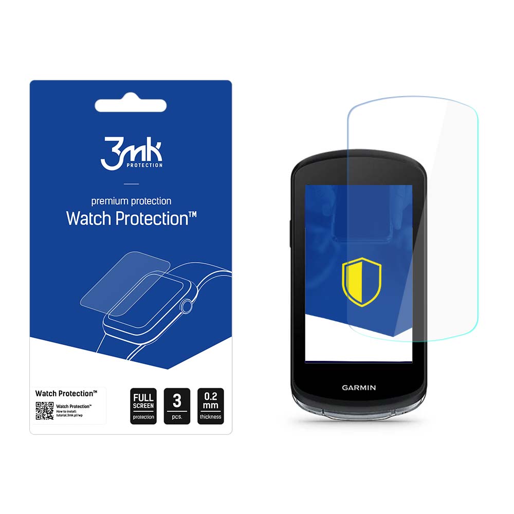 3mk Watch Protection™ hibrīdais stikls v. FlexibleGlass Lite uz Garmin Edge 1040