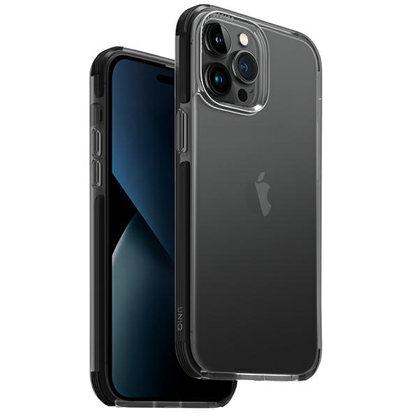 Uniq Combat viedtālruņa apvalks iPhone 14 Pro Max - melns