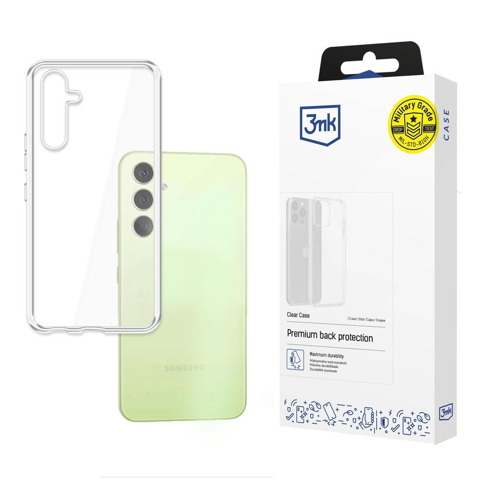 Apvalks Samsung Galaxy A54 5G silikona sērijas 3mk Clear Case - caurspīdīgs