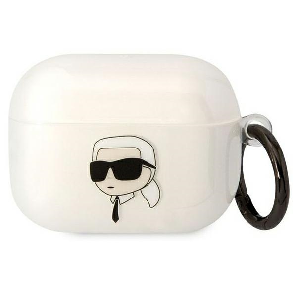 Karl Lagerfeld KLAPHNIKTCT AirPods Pro apvalks caurspīdīgs Karl`s Head