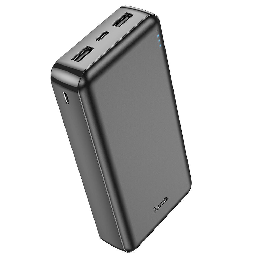 Portatīvais lādētājs Hoco 20000 mAh 2,1A J100A melns