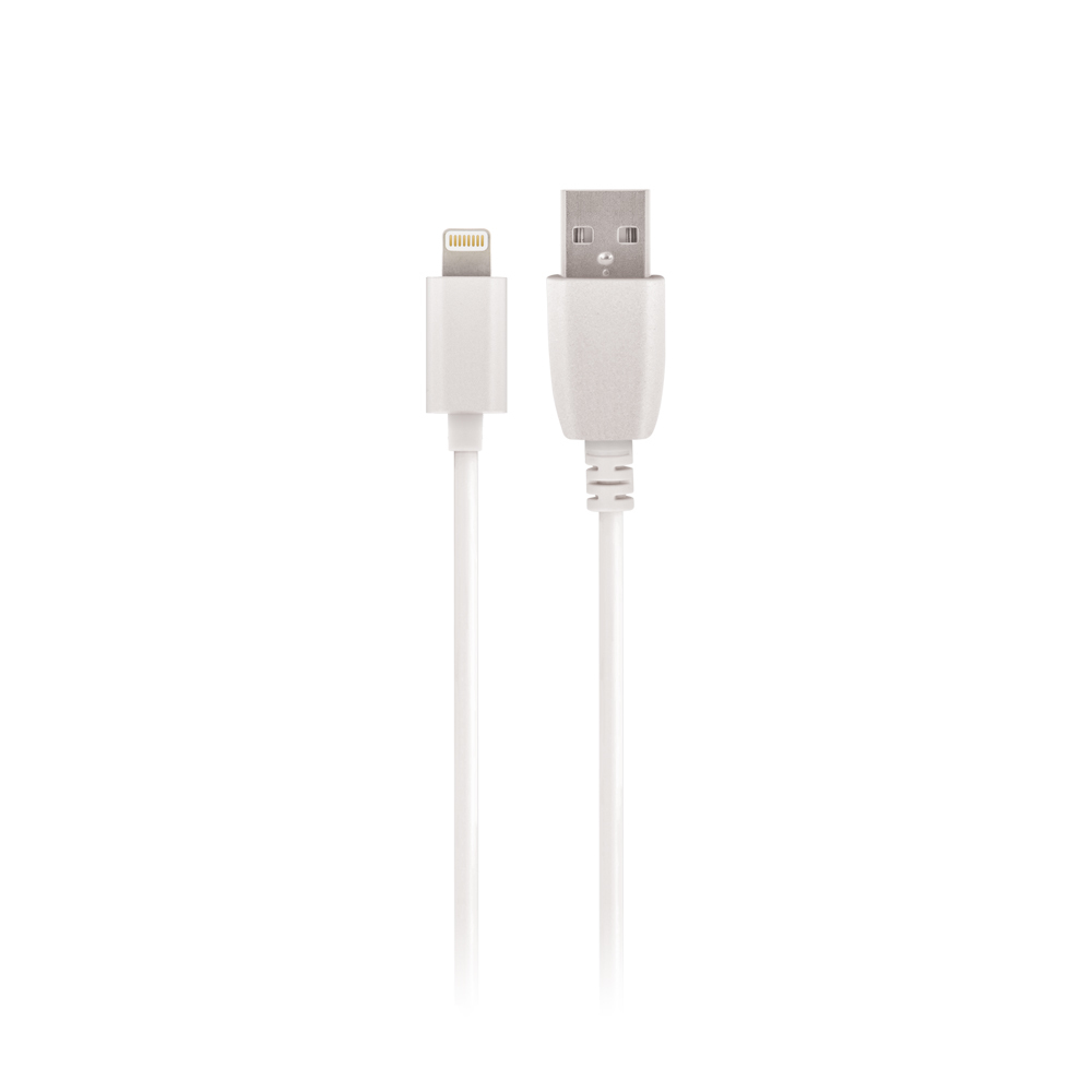 Maxlife kabel USB - Lightning 2,0 m 2A balts