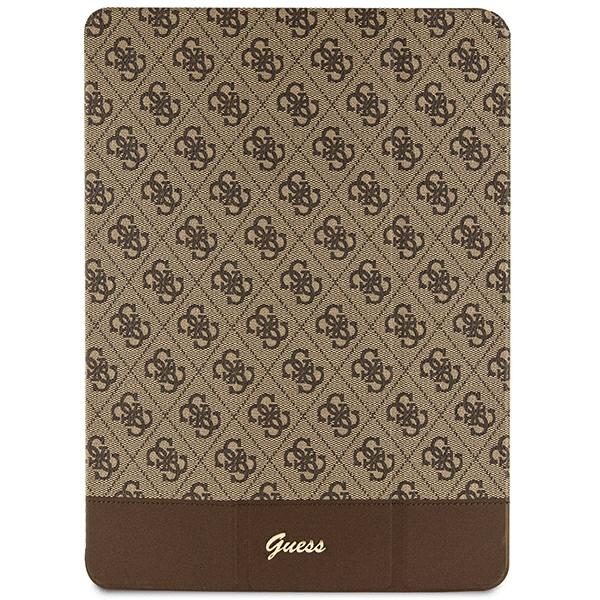 Guess 4G Stripe Allover apvalks iPad Pro 12.9" - brūns
