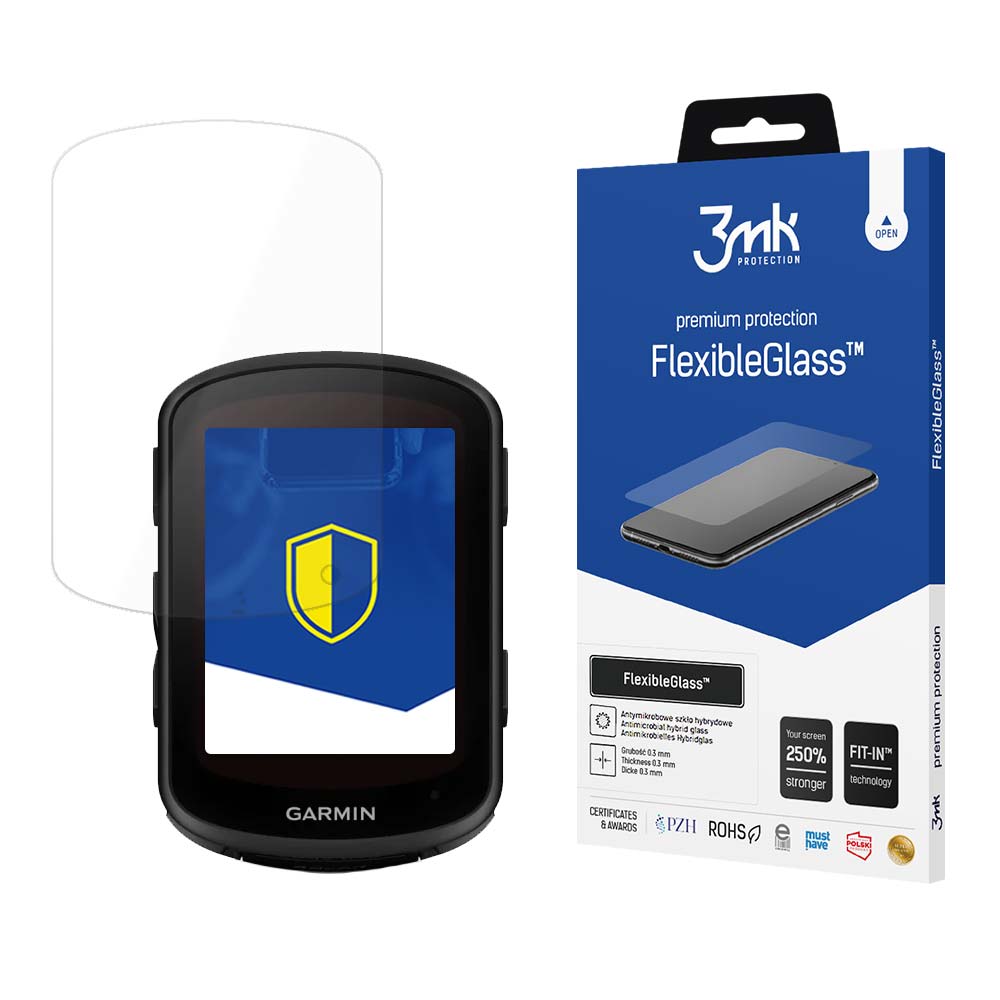 3mk FlexibleGlass™ hibrīdais stikls Garmin Edge 840