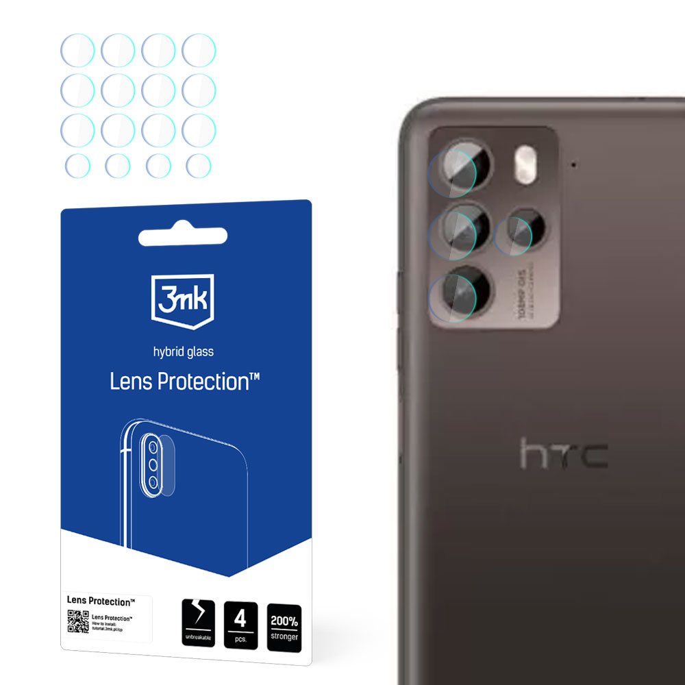 HTC U23 Pro - 3mk lēcas aizsardzība Lens Protection™