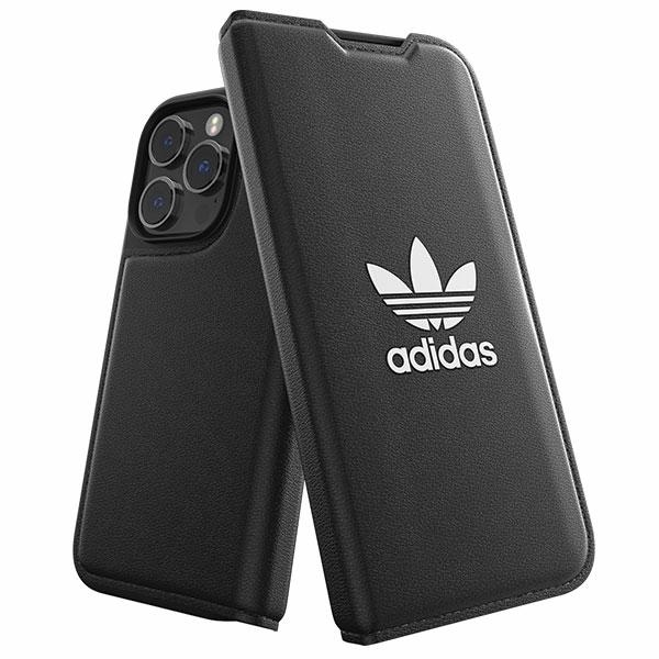 Adidas OR Viedtālruņa apvalks Booklet BASIC iPhone 14 Pro 6.1" melns/balts 50182