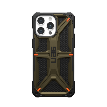 UAG Monarch viedtālruņa apvalks iPhone 15 Pro Max - zaļš kevlar