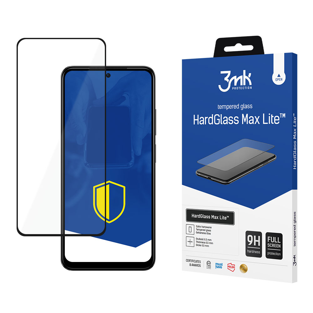 9H 3mk HardGlass Max Lite™ stikls Xiaomi Redmi Note 12s