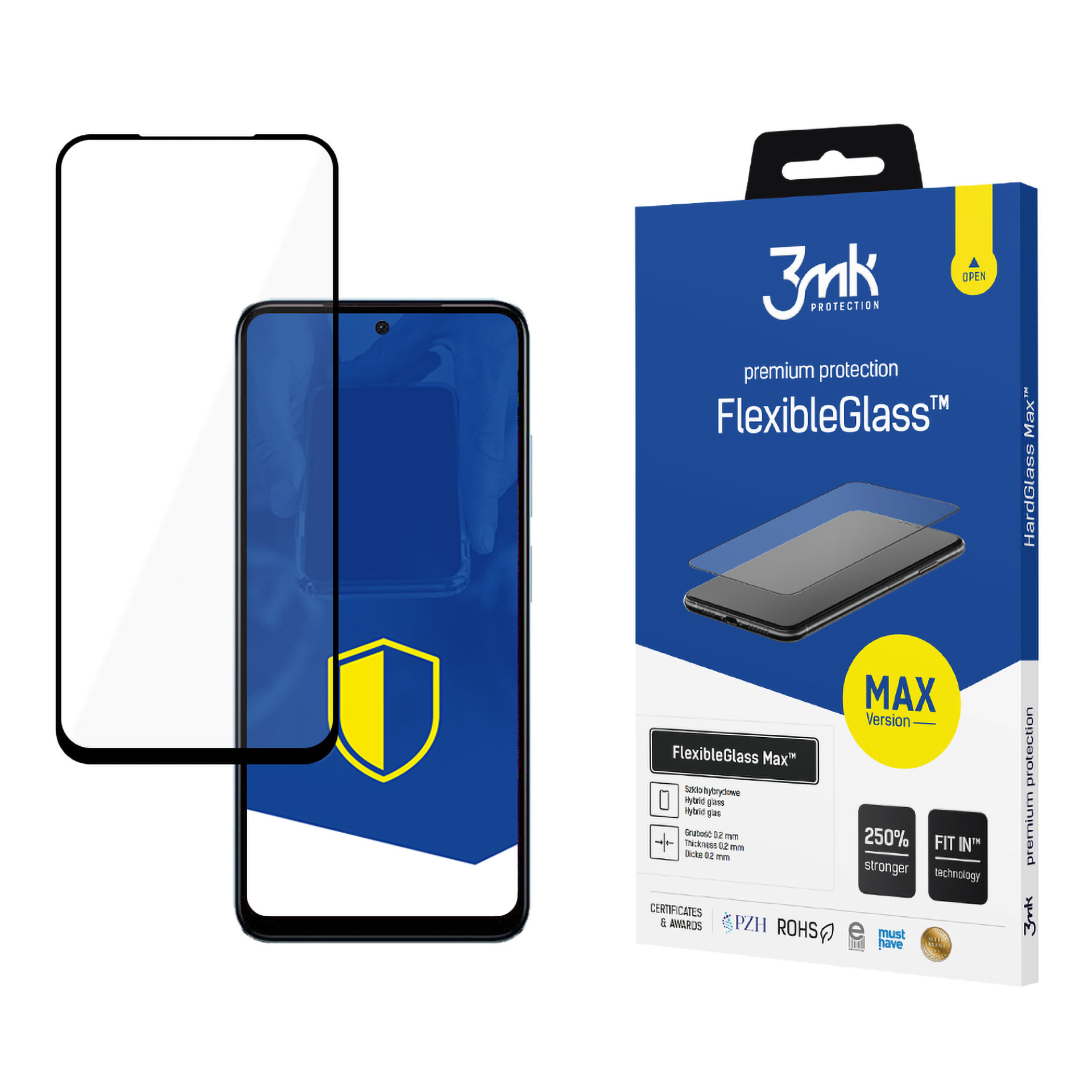 3mk FlexibleGlass Max™ hibrīd stikls Xiaomi Redmi Note 12s
