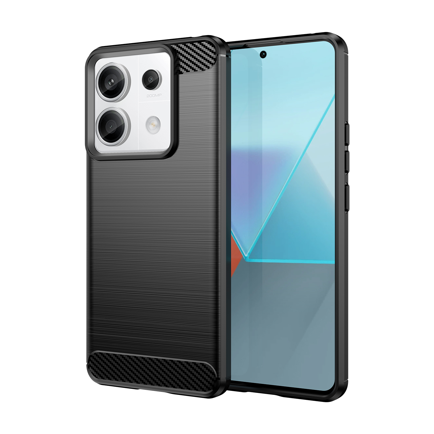 Oglekļa viedtālruņa apvalks, paredzēts Xiaomi Redmi Note 13 Pro – melns