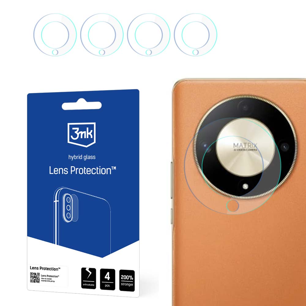 3mk Lens Protection™ hibrīdais kameras stikls Honor Magic6 Lite 5G