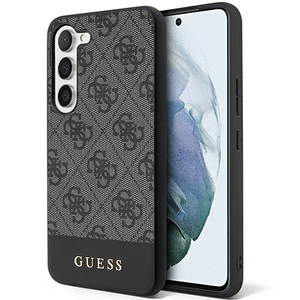 Guess 4G Stripe Collection viedtālruņa apvalks Samsung Galaxy S24+ - melns