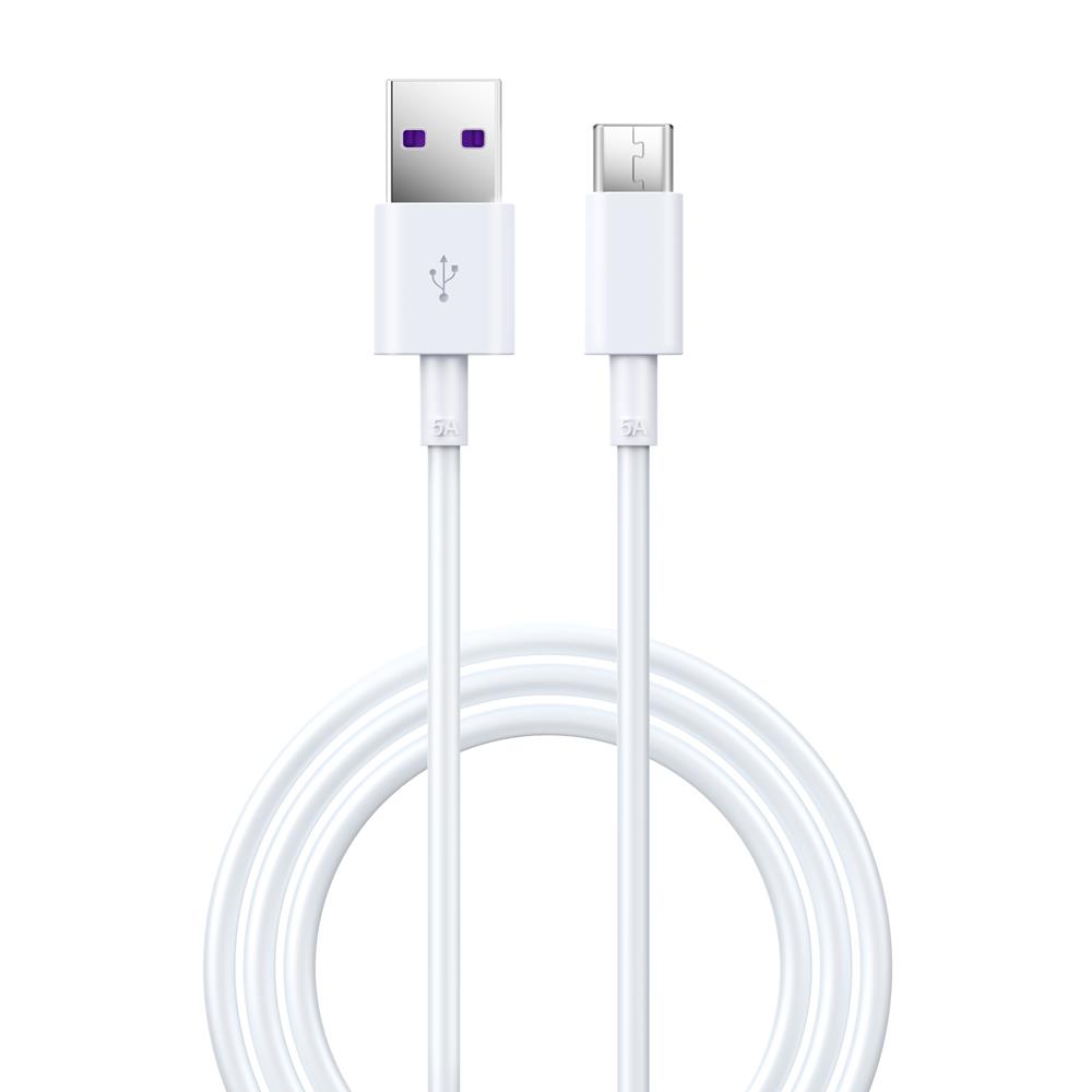 Devia kabelis Shark EC306 USB - USB-C 1,5 m 5A balts