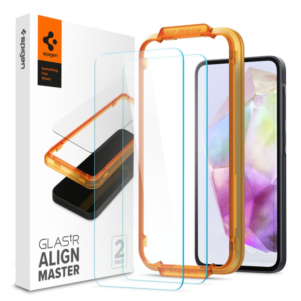 Spigen Aizsargstikls tR AlignMaster komplekts - Samsung Galaxy A35