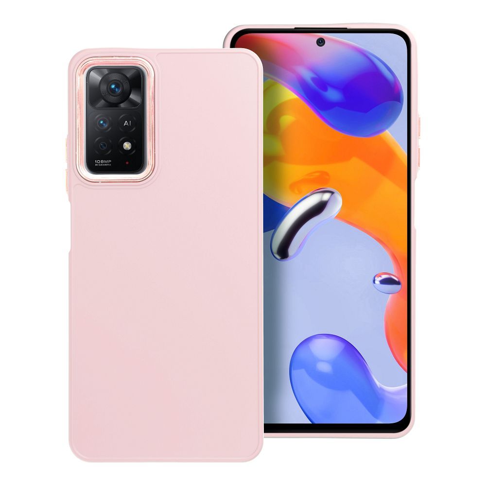 FRAME Viedtālruņa apvalks XIAOMI Redmi Note 11 Pro / 11 Pro 5G rozā