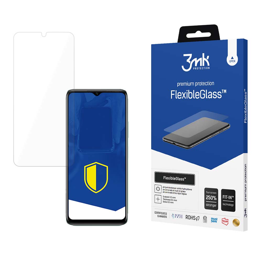 3mk FlexibleGlass™ hibrīdais stikls Infinix Hot 20 5G