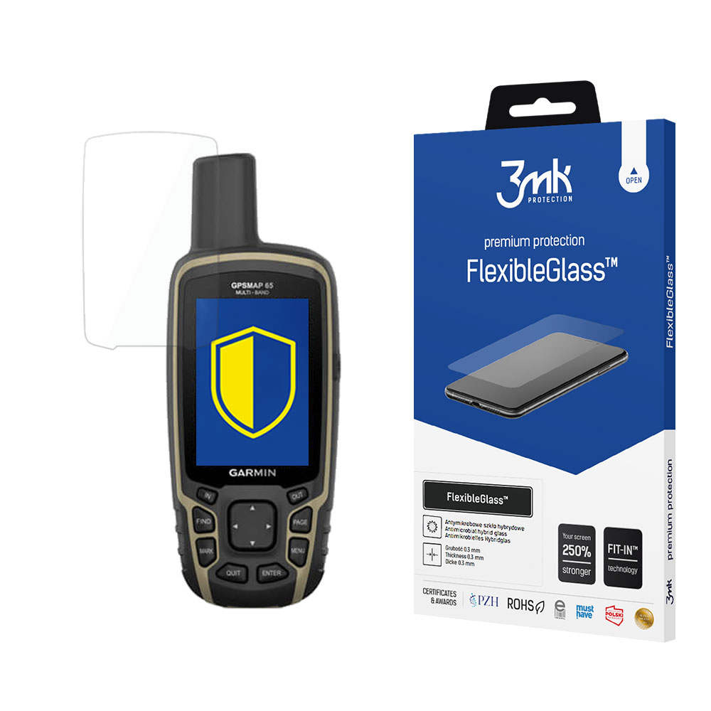 3mk FlexibleGlass™ hibrīdais stikls Garmin GPSMap 65