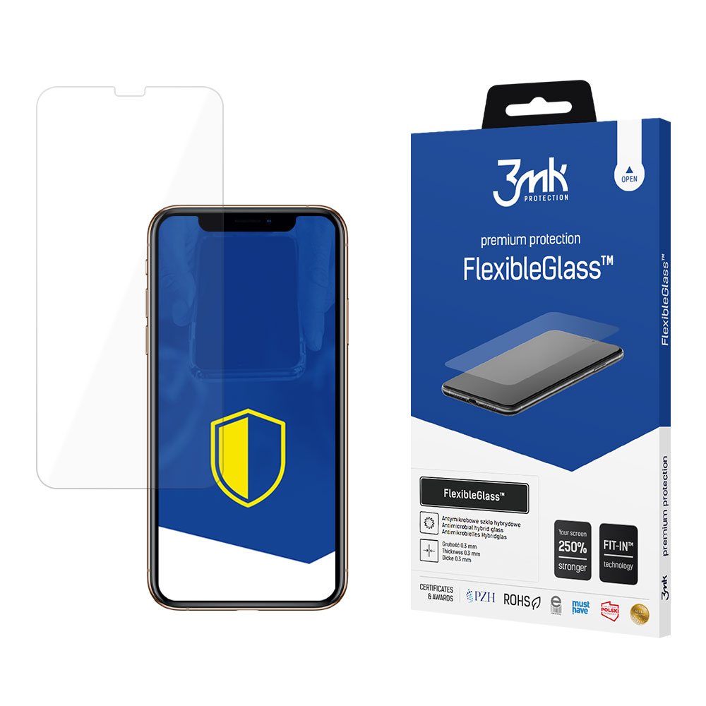 3mk FlexibleGlass™ hibrīdais stikls iPhone XS