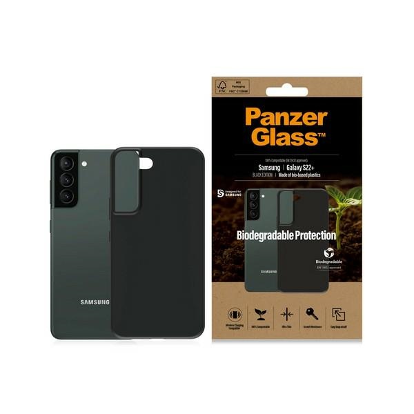 PanzerGlass bioloģiski noārdāms viedtālruņa apvalks Samsung Galaxy S22+ - melns