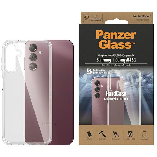 PanzerGlass ClearCase viedtālruņa apvalks Samsung Galaxy A14 5G - caurspīdīgs