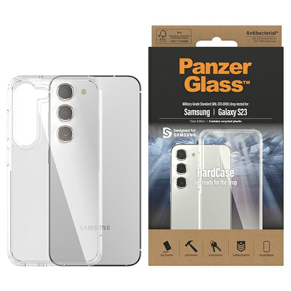 PanzerGlass ClearCase viedtālruņa apvalks Samsung Galaxy S23 - caurspīdīgs