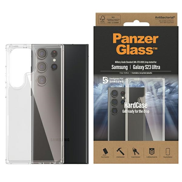 PanzerGlass ClearCase viedtālruņa apvalks Samsung Galaxy S23 Ultra - caurspīdīgs
