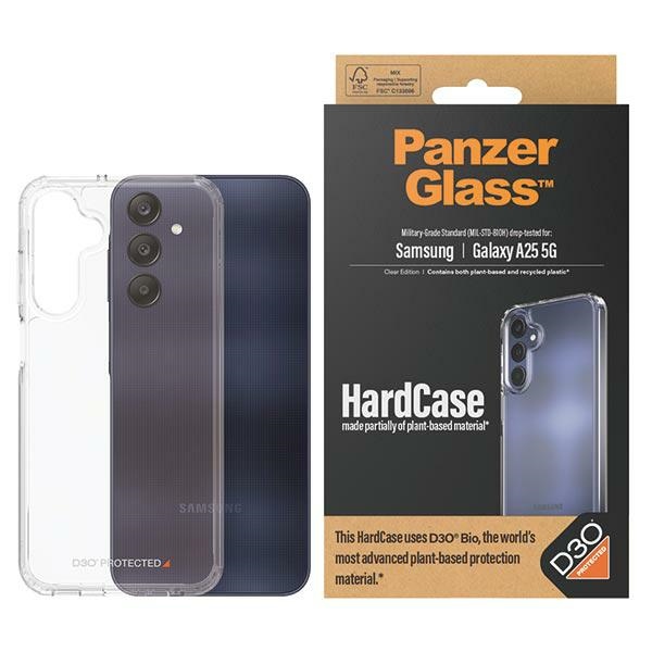 PanzerGlass HardCase ar D3O® Bio un militārās klases sertifikāciju Samsung Galaxy A25 5G - caurspīdīgs