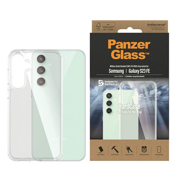 PanzerGlass HardCase antibakterisks militārās klases sertificēts viedtālruņa apvalks Samsung Galaxy S23 FE - caurspīdīgs