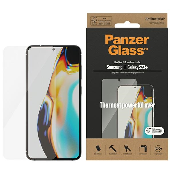 PanzerGlass īpaši plats aizsargstikls Samsung Galaxy S23+