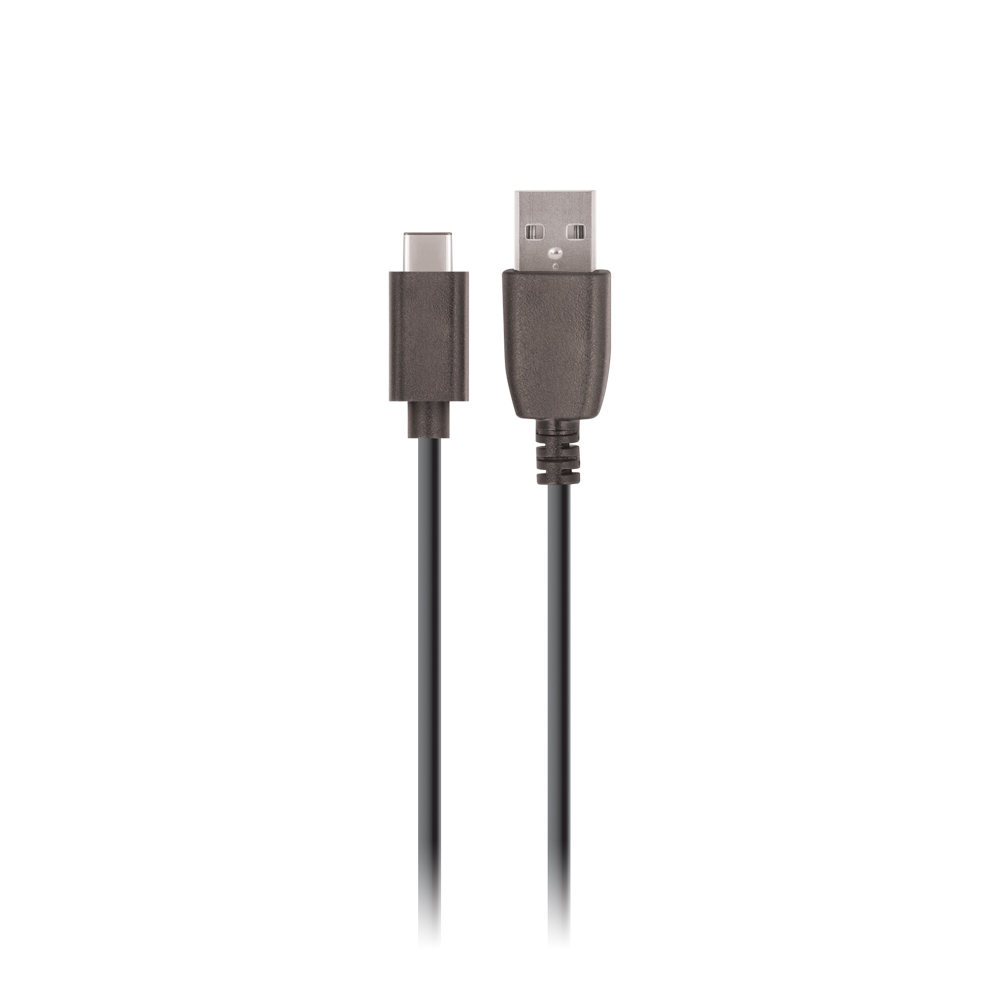 Maxlife kabelis USB - USB-C 0,2 m 2A melns