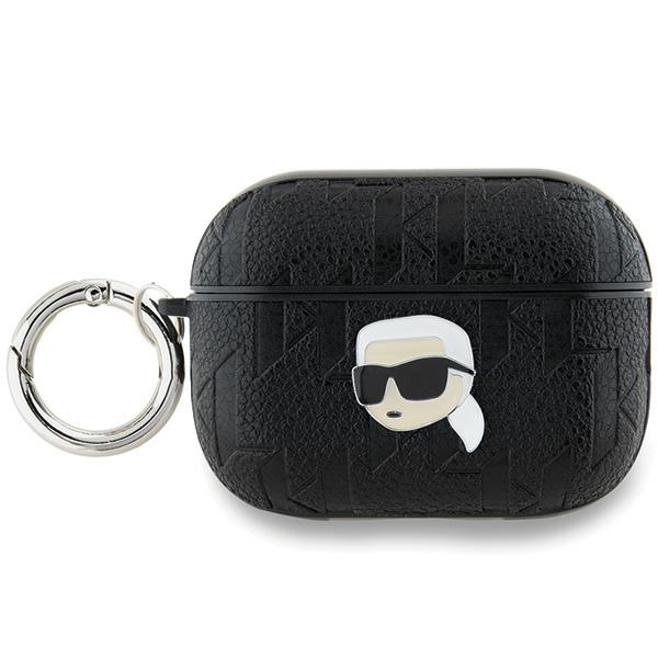 Karl Lagerfeld Monogramma Karl galvas apvalks AirPods Pro 2 - melna