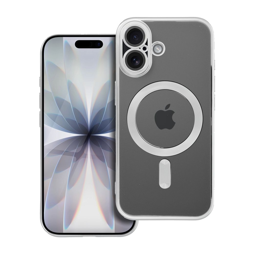 ELECTRO MAG COVER apvalks saderīgs ar Magnētisko IPHONE 17 sudrabs