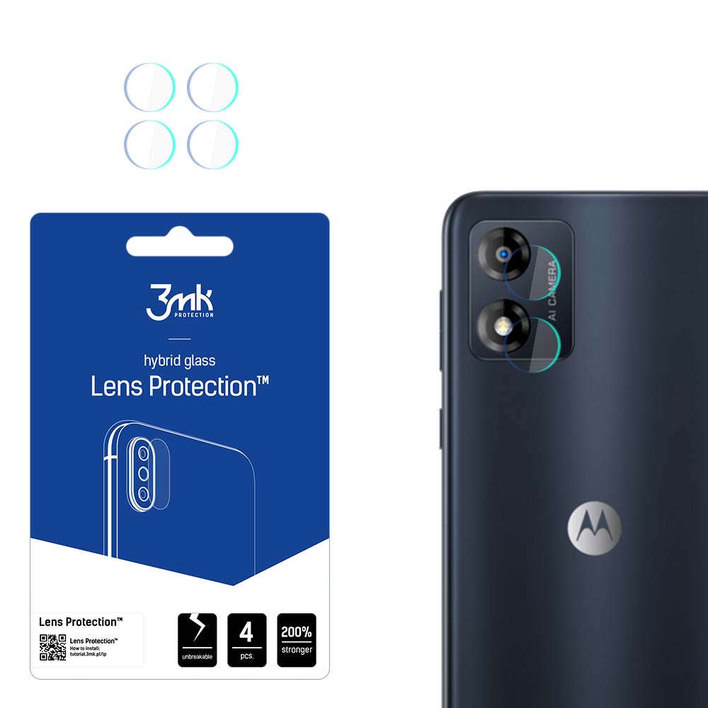 3mk Lens Protection™ hibrīda kameras stikls Motorola Moto E13