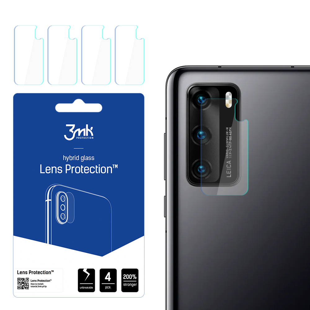 3mk Lens Protection™ hibrīda kameras stikls Huawei P40 5G