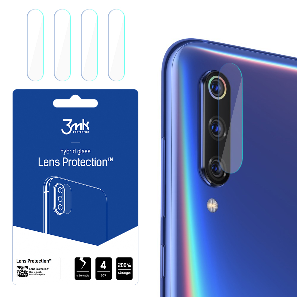 3mk Objektīva aizsargstikls hibridais telefonam Xiaomi Mi 9T