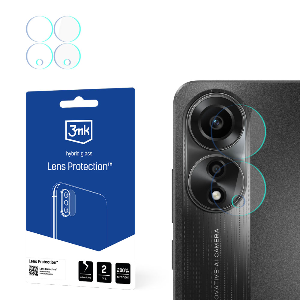 Oppo A78 5G - 3mk Objektīva aizsargs