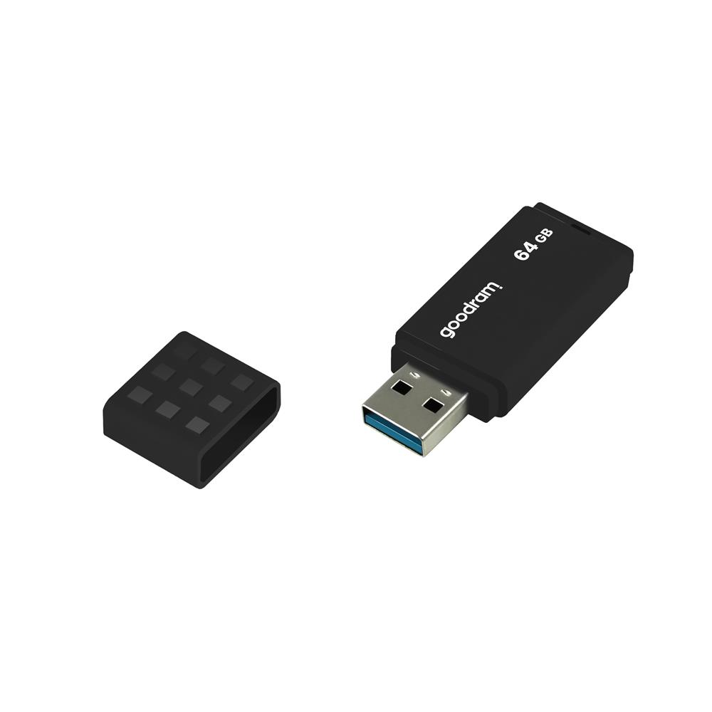 Goodram zibatmiņa 64GB USB 3.0 UME3 melns