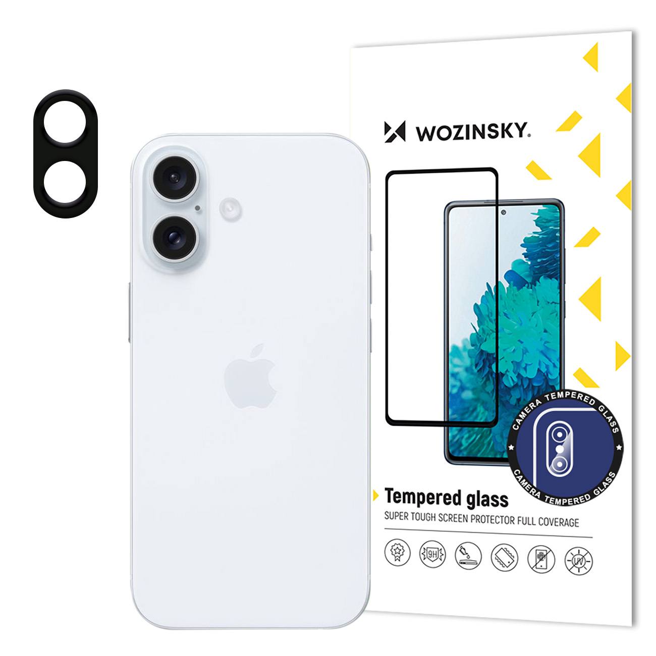Wozinsky Full Camera Glass 9H rūdīts stikls iPhone 16 kamerai