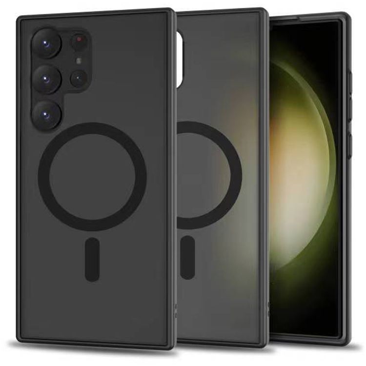 Tech-Protect MagMat Magnētiskais viedtālruņa apvalks Samsung Galaxy S23 Ultra - matēts melns