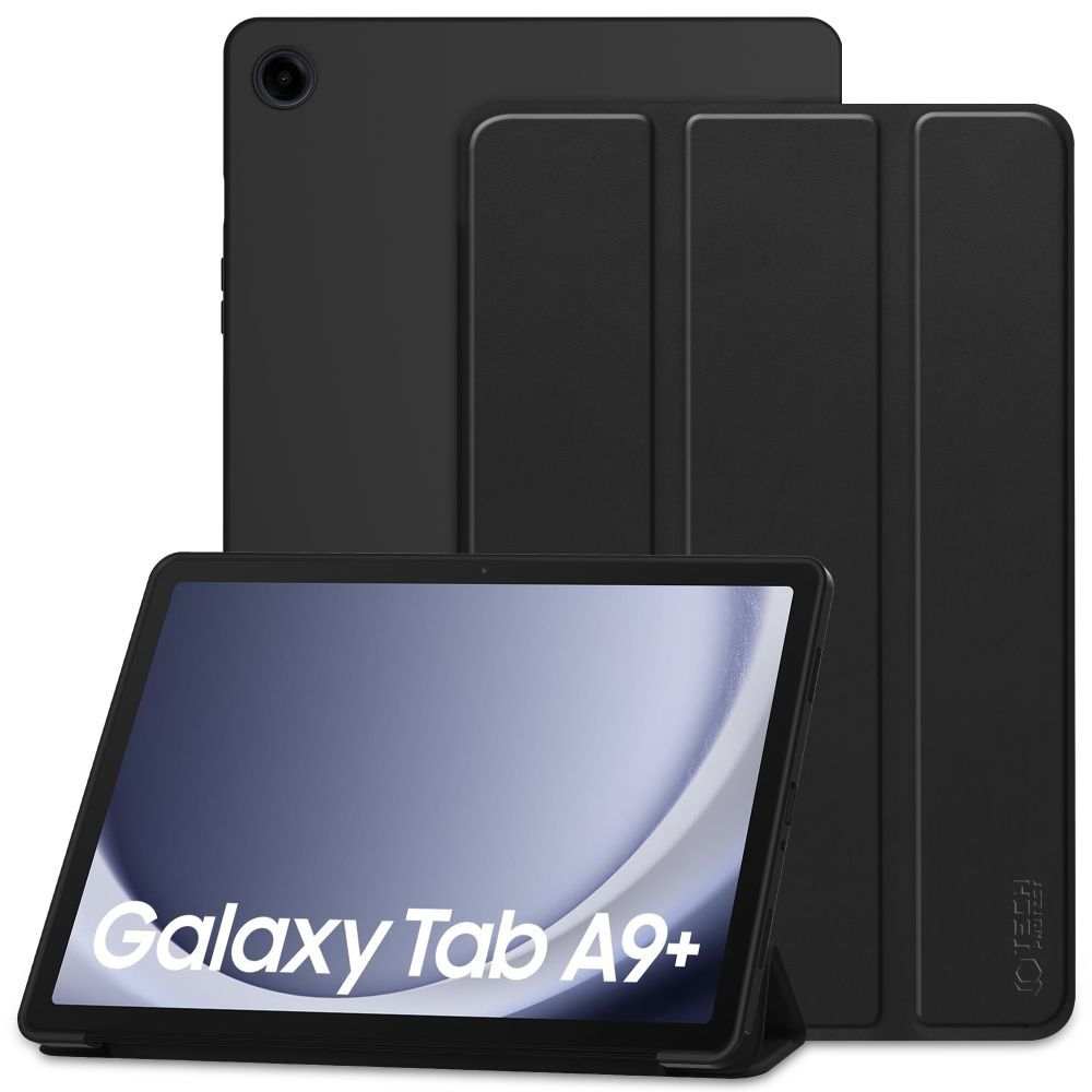 Tech-Protect SmartCase planšetdatoram Samsung Galaxy Tab A9+ 11" X210 / X215 / X216 - melns
