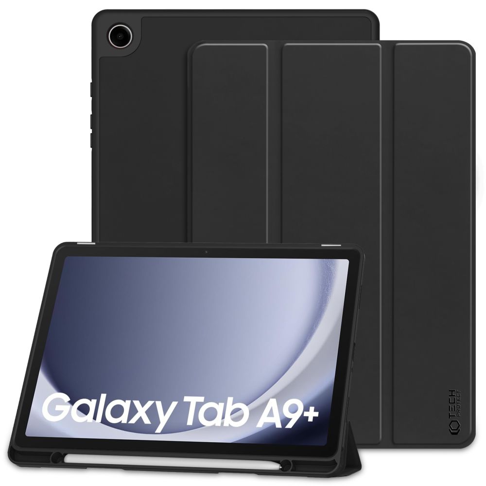 Tech-Protect SC pildspalvas dēklis planšetdatoram Samsung Galaxy Tab A9+ 11" X210 / X215 / X216 - melns