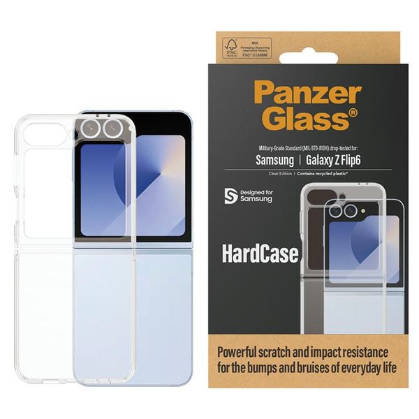 PanzerGlass HardCase viedtālruņa apvalks Samsung Galaxy Z Flip 6 - caurspīdīgs
