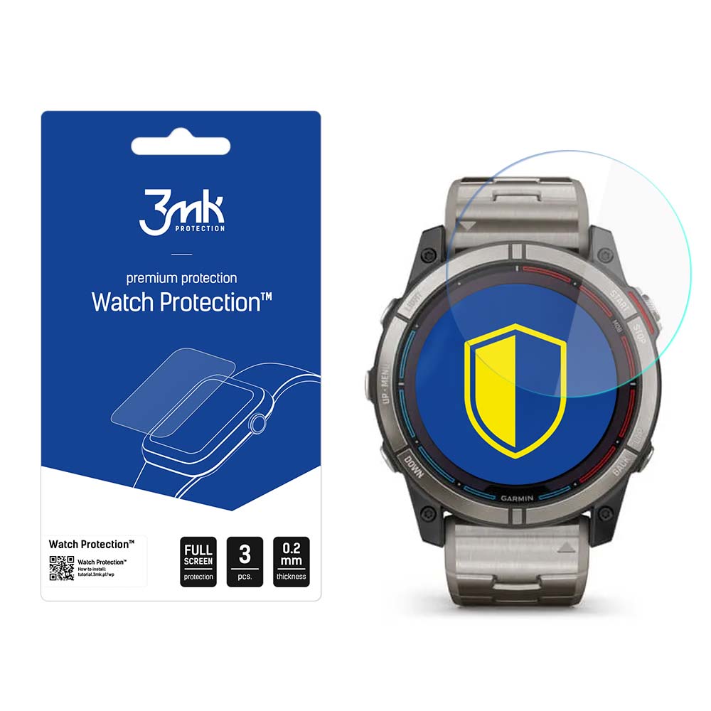 Hibrīda stikls 3mk Watch Protection FlexibleGlass Garmin Quatix 7X pulkstenim