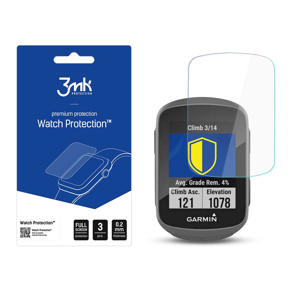 3mk Watch Protection FlexibleGlass aizsargplēve Garmin Edge 130 Plus ierīcei