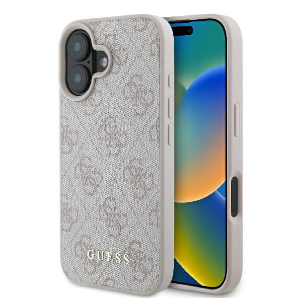 Guess 4G Classic viedtālruņa apvalks iPhone 16 Plus - rozā