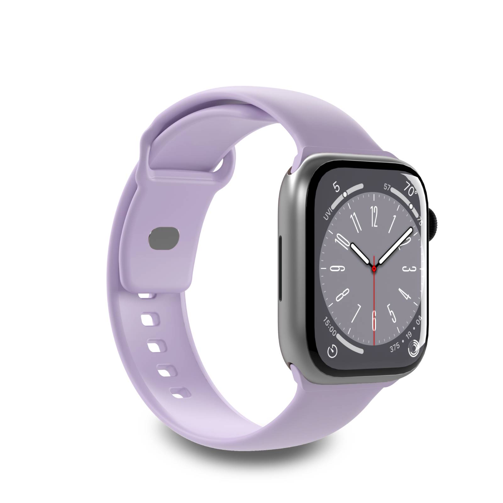 Puro Icon silikona siksniņa Apple Watch 42/44/45/49 mm - lavandas krāsas (2 gab.)